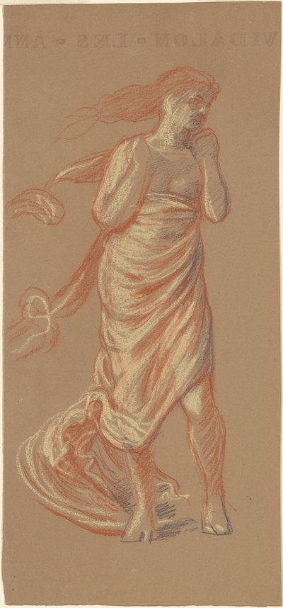 Studio per "Ragazze greche che fanno il bagno" [recto] da Elihu Vedder