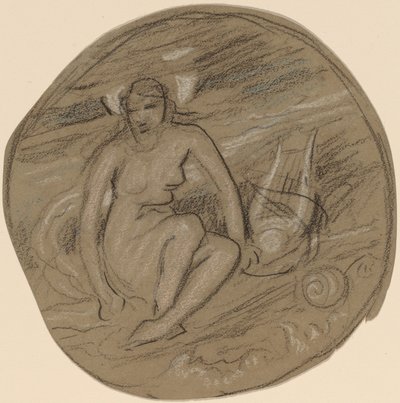 Studio per Musica, c. 1890 da Elihu Vedder