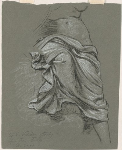 Studio per "Le Parche che raccolgono le stelle" da Elihu Vedder