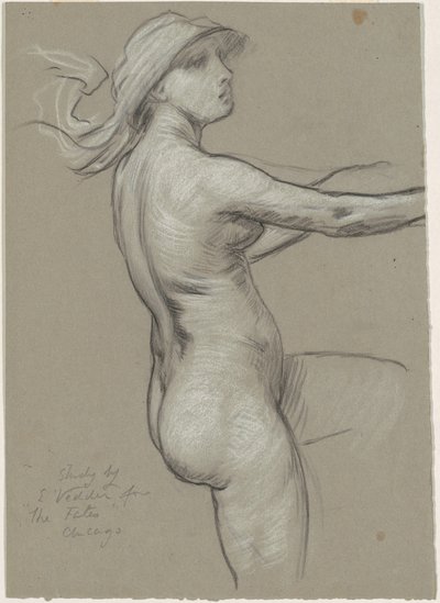 Studio per "Le Parche che Raccolgono le Stelle" da Elihu Vedder