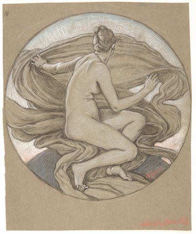 Studio per "La gloria del mattino" da Elihu Vedder