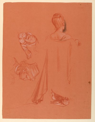 Studio per "Processione nuziale" da Elihu Vedder