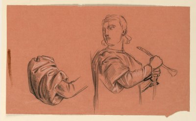 Studio per "Processione nuziale" da Elihu Vedder