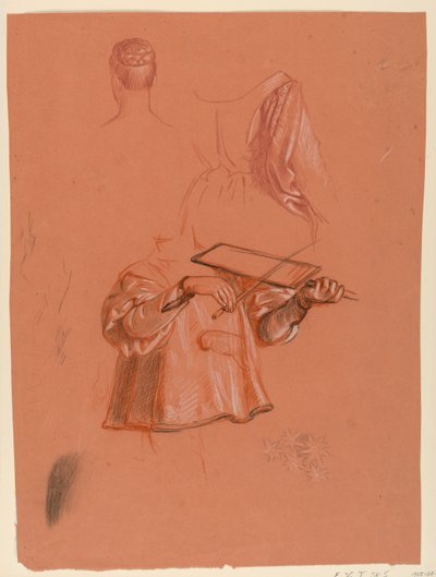 Studio per "Processione nuziale" da Elihu Vedder