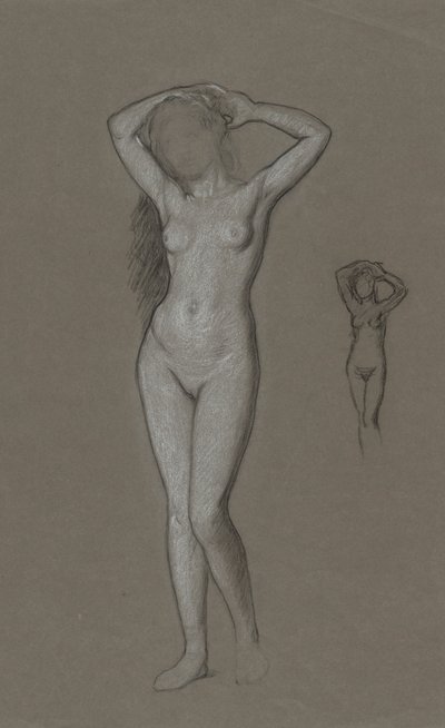 Studio per la figura di Venere da Elihu Vedder