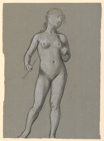 Studio di Nudo Femminile da Elihu Vedder