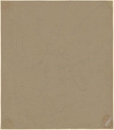 Studio di un nudo femminile da Elihu Vedder