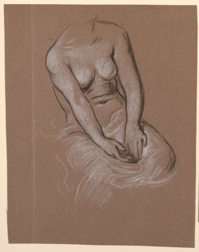 Studio di Modella Femminile da Elihu Vedder