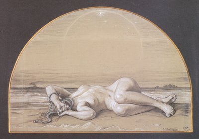 La Medusa morta da Elihu Vedder