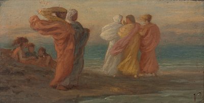 La festa musicale, c. 1875 da Elihu Vedder
