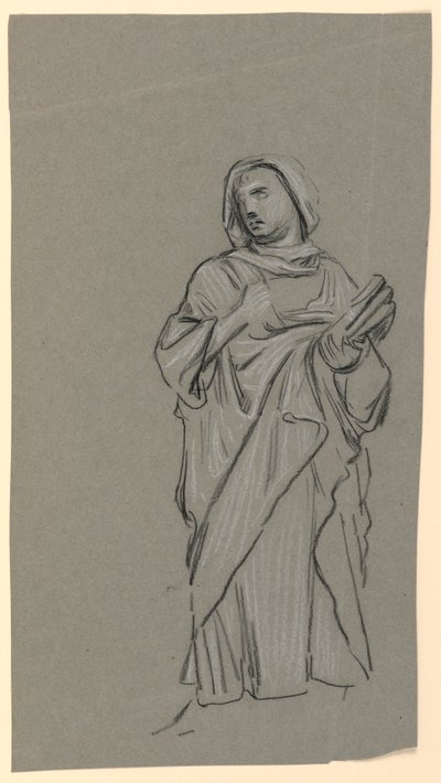 Studio di una figura in costume da Elihu Vedder