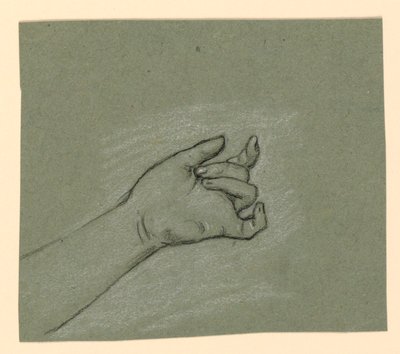 Studio di Polso e Mano Sinistra da Elihu Vedder