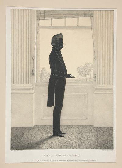 John Caldwell Calhoun, da una serie di 27 ritratti da Elijah C. Kellogg