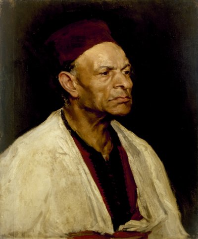 Ritratto di un uomo con fez, 1908 da Elinor Proby Adams