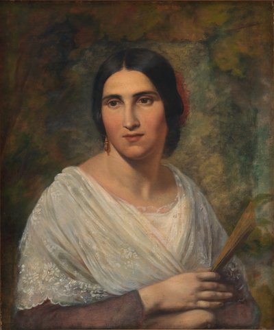 Una donna romana da Elisabeth Jerichau Baumann