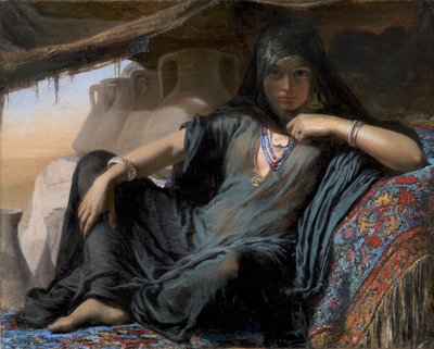 Un Venditore di Vasi Egiziano a Giza da Elisabeth Jerichau Baumann