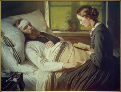 E. Jerichau-Baumann, Il soldato ferito da Elisabeth Jerichau Baumann