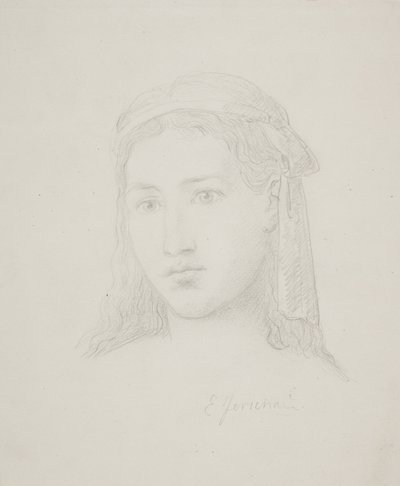 Testa di donna da Elisabeth Jerichau Baumann