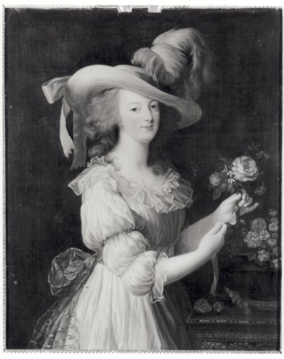 Copia di un ritratto di Maria Antonietta (1755-93) dopo il 1783 da Elisabeth Louise (after) Vigee Lebrun