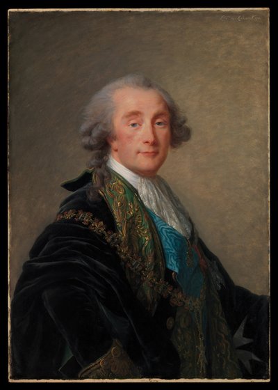 Alexandre Charles Emmanuel de Crussol-Florensac (1743-1815) da Elisabeth Louise Vigee Lebrun