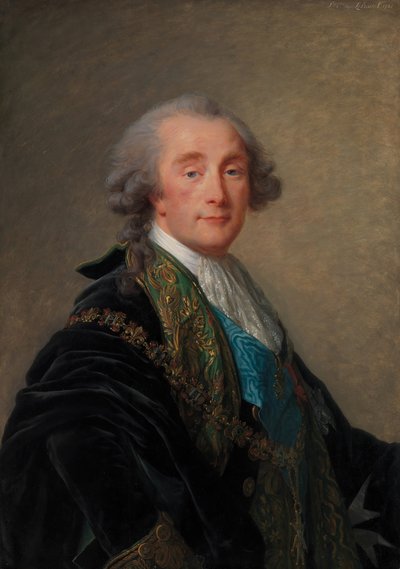 Alexandre Charles Emmanuel de Crussol-Florensac 1743-1815, 1787 da Elisabeth Louise Vigee Lebrun