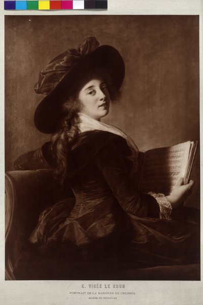 Baronessa de Crussol da Elisabeth Louise Vigee Lebrun