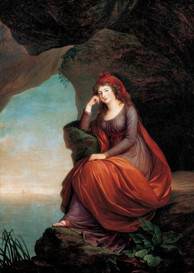 Contessa Maria Josepha Hermengilde Esterházy, nata Principessa von und zu Liechtenstein 1768-1845, 1793 da Elisabeth Louise Vigee Lebrun