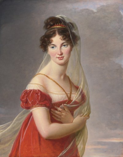 Ritratto di Aglae Angelique Gabrielle de Gramont 1787-1842, moglie del Generale Alexander Lvovich Davy da Elisabeth Louise Vigee Lebrun