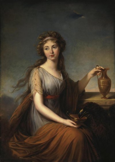 Ritratto di Anna Pitt come Ebe, 1792 da Elisabeth Louise Vigee Lebrun