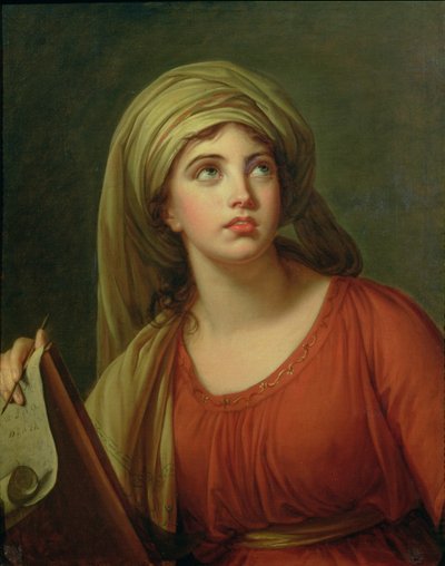 Ritratto di Emma Hart (c.1765-1815) poi Lady Hamilton, come una Sibilla, c.1792 da Elisabeth Louise Vigee Lebrun