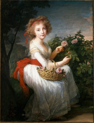Ritratto di Maria Cristina di Napoli e Sicilia da Elisabeth Louise Vigee Lebrun