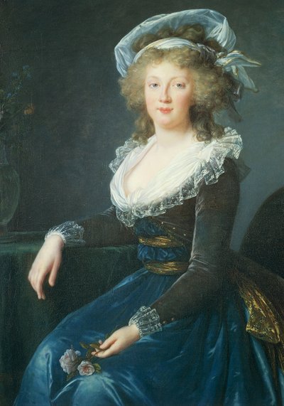 Ritratto di Maria Teresa di Borbone-Napoli da Elisabeth Louise Vigee Lebrun