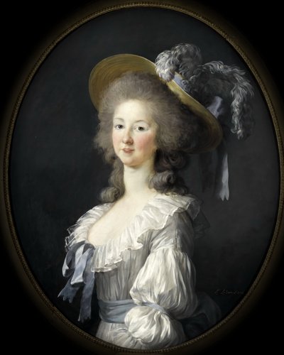 Ritratto di Maria Luisa di Savoia 1749-1792, Principessa di Lamballe da Elisabeth Louise Vigee Lebrun
