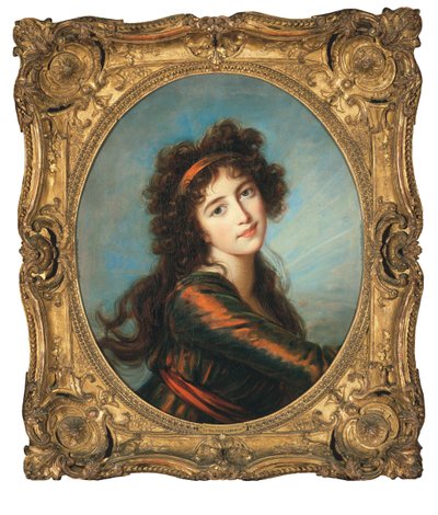 Ritratto della principessa Carolina del Liechtenstein da Elisabeth Louise Vigee Lebrun