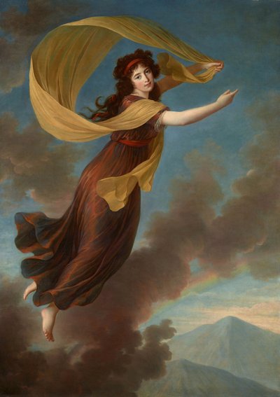 Ritratto della principessa Karoline von Liechtenstein, nata contessa von Manderscheid-Blankenheim 1768-183 da Elisabeth Louise Vigee Lebrun