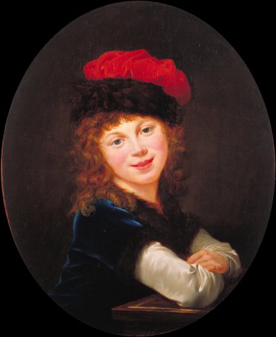 Ritratto di una ragazza da Elisabeth Louise Vigee Lebrun