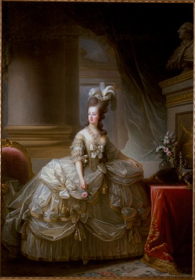 Ritratto della Regina di Francia Maria Antonietta da Elisabeth Louise Vigee Lebrun