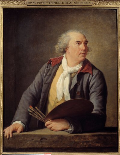 Ritratto del pittore Hubert Robert (1733-1808) da Elisabeth Louise Vigee Lebrun