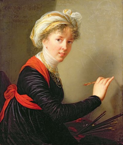 Autoritratto, 1800 da Elisabeth Louise Vigee Lebrun