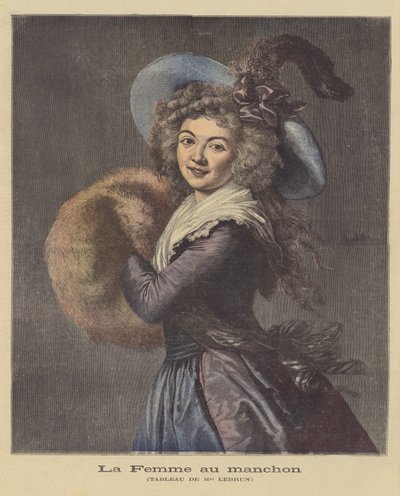 La signora con il manicotto da Elisabeth Louise Vigee Lebrun