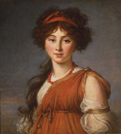 Varvara Ivanovna Naryshkina, nata Ladomirsky 1785-1840, 1800 da Elisabeth Louise Vigee Lebrun