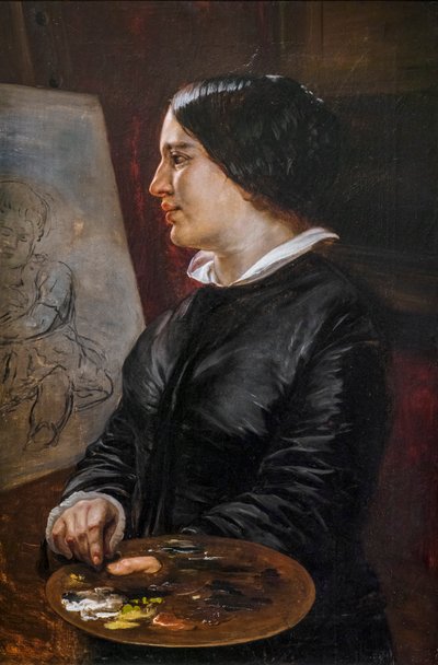 Autoritratto da Elisabeth Maria Anna Jerichau-Baumann