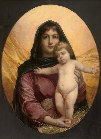 La Madonna e il Bambino, 1881 da Elisabeth Maria Anna Jerichau Baumann