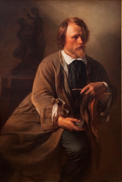 Lo scultore Jens Adolf Jerichau, marito dell