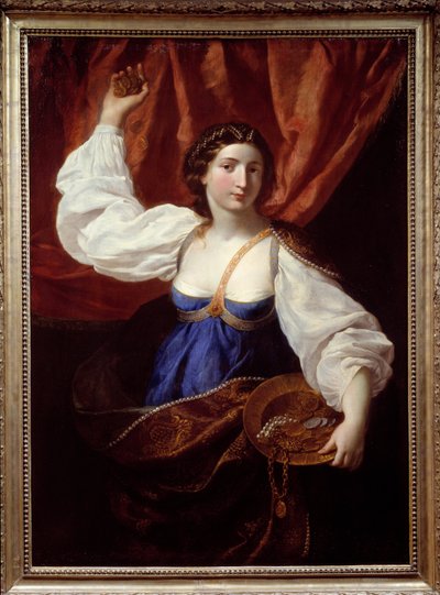 Liberalità (una giovane donna con un vassoio pieno di oro e gioielli) da Elisabetta Sirani