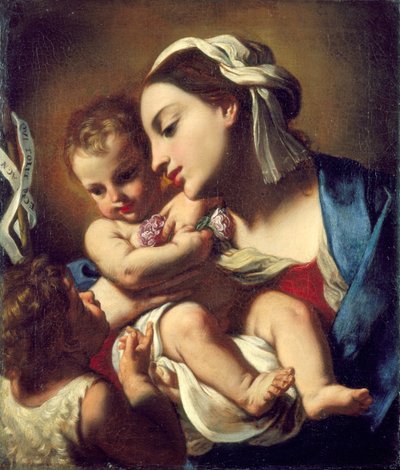 Madonna e Bambino con il Bambino San Giovanni, 1664 da Elisabetta Sirani