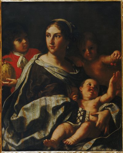 Ritratto di Anna Maria Ranuzzi come allegoria della carità, 1665 da Elisabetta Sirani