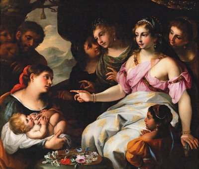 Il ritrovamento di Mosè da Elisabetta Sirani
