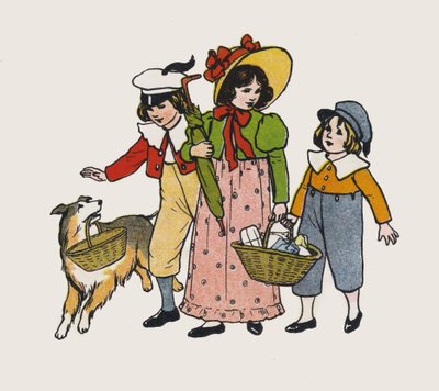 Bambini che vanno a fare una passeggiata da Elise H. Stewart