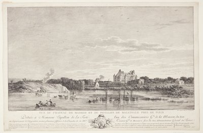 Vista sul Château de Madrid e Pavillon de Bagatelle da Elise Saugrain